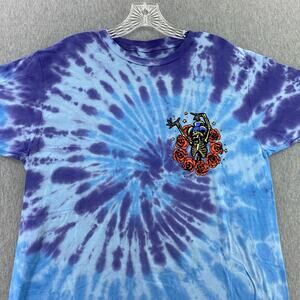 Ripple Junction Time Has Come Skull Roses Tie Dye TShirt Mens Size L New